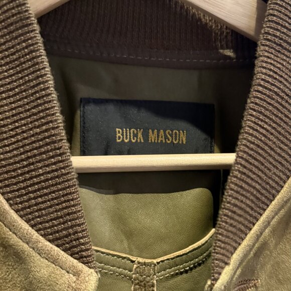Buck Mason Canyon Suede Bomber Jacket - Picture 4 of 6
